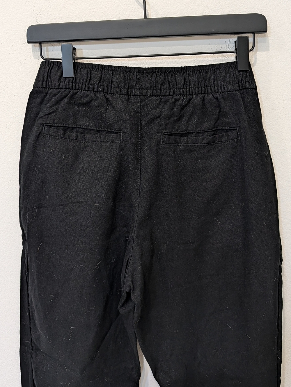 Linen Cropped Pants - Picture 7 of 11